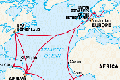   Hollands handelsruter 1650  